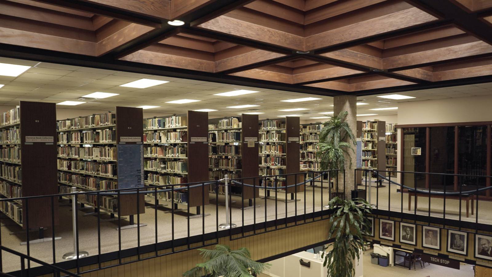 Interior of WC Speaker Jim Wright Library